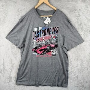 Helio Castroneves 4-Time Winner Shirt Size 2XL IndyCar Indy 500 Racing NWT